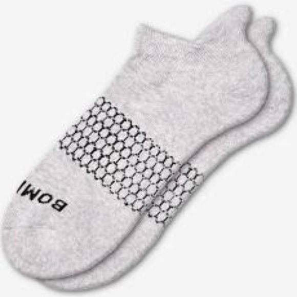 Bombas Underwear & Socks New Gray Bombas Mens Ankle Socks Large
